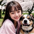 ワンちゃんとお花見 No.1 6枚目