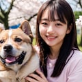 ワンちゃんとお花見 No.1 5枚目