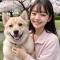 ワンちゃんとお花見 No.1 7枚目