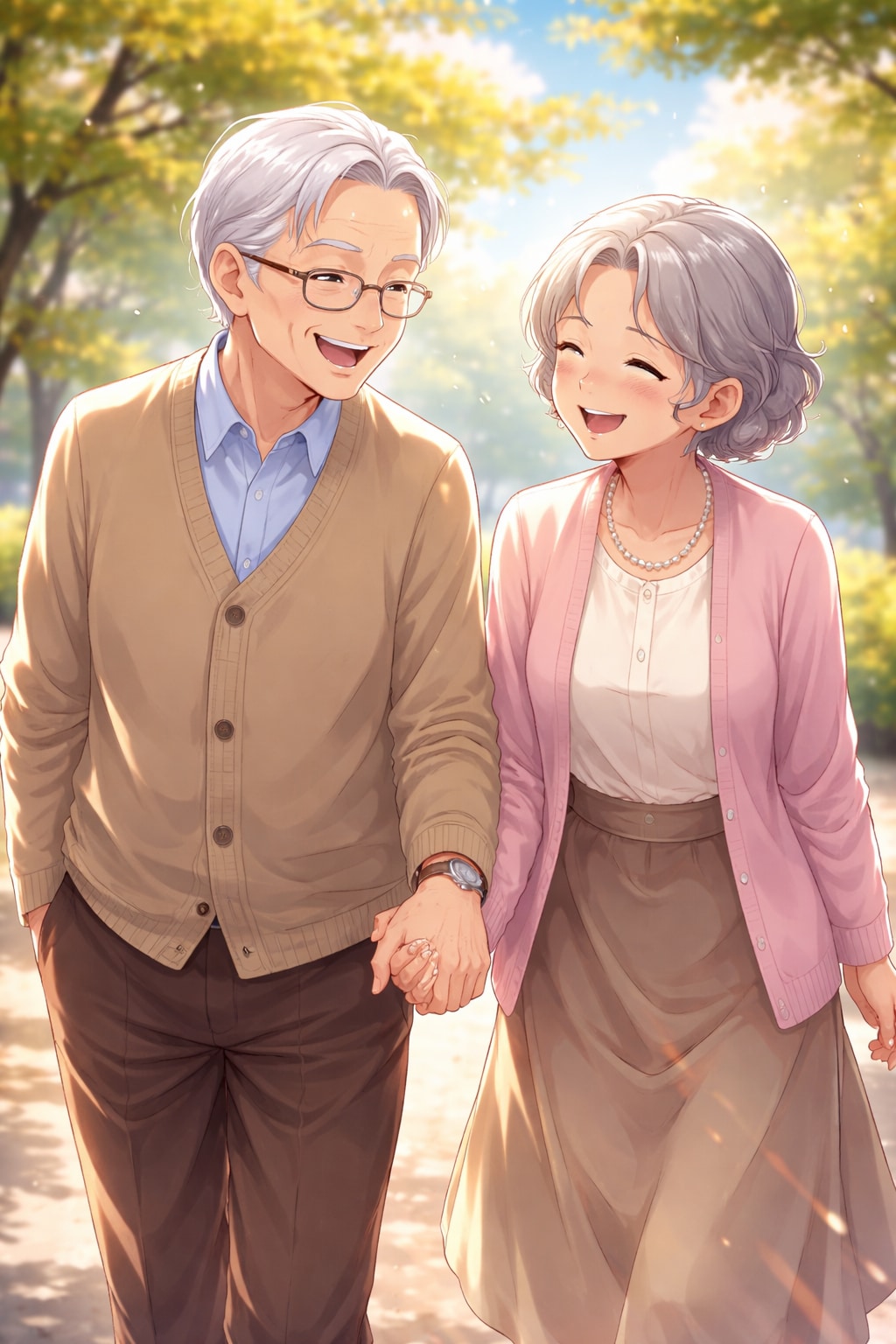 幾つになってもラブラブ☺️ | の人気AIイラスト・グラビア