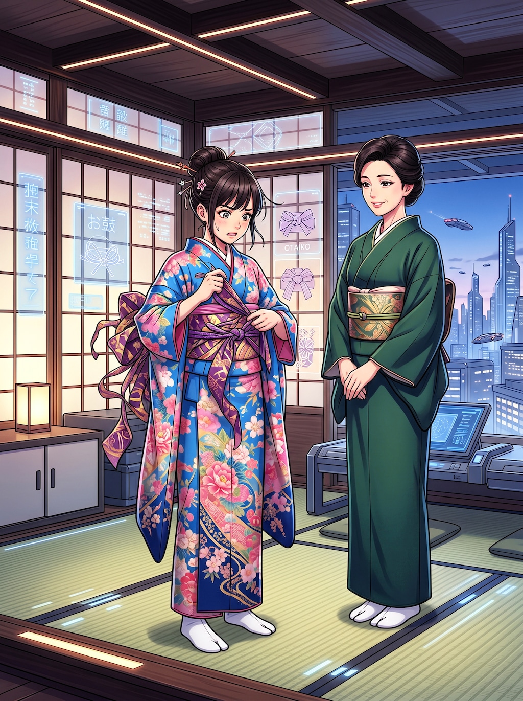 着物の着付け
