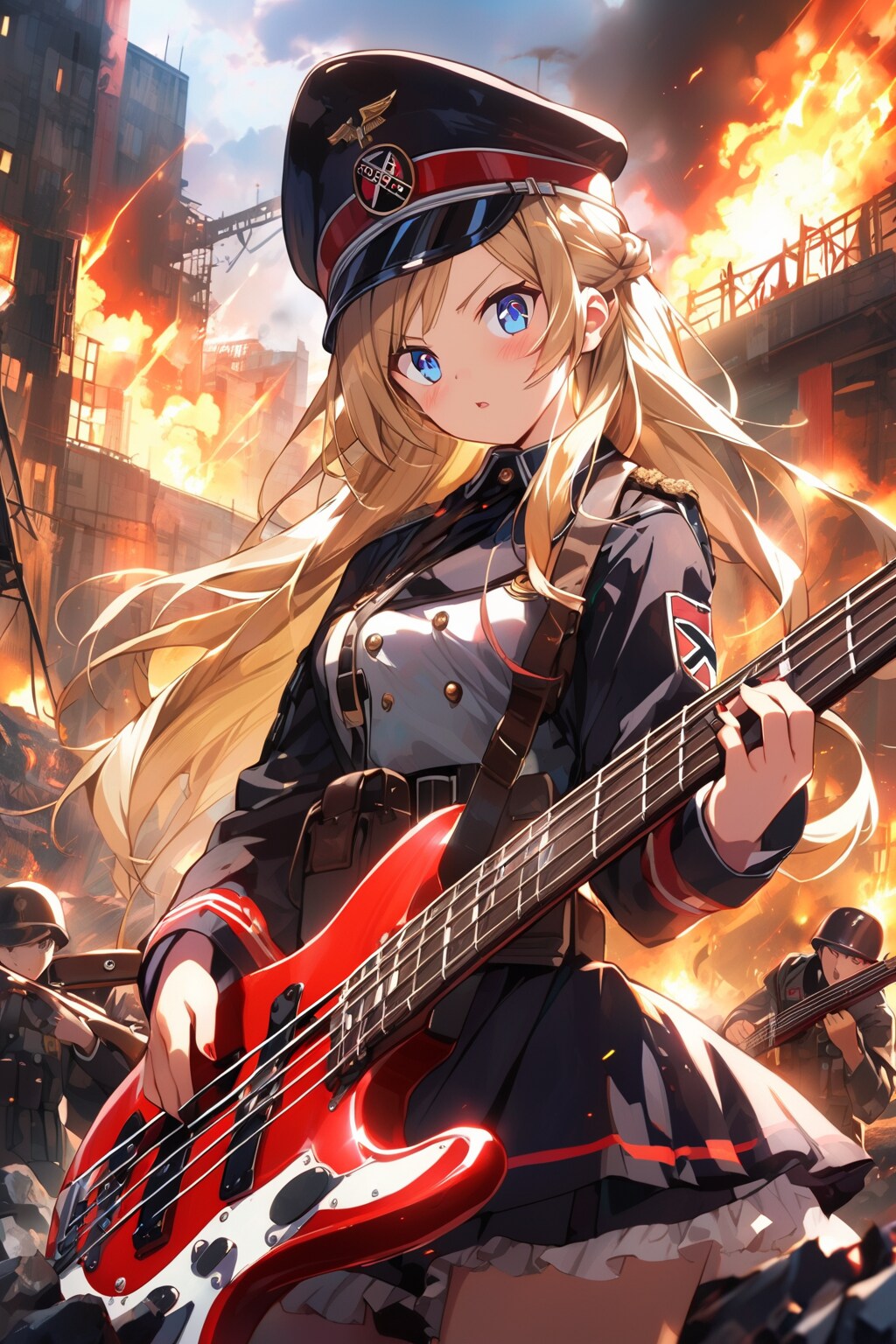 ミリタリーロリータバンド | の人気AIイラスト・グラビア