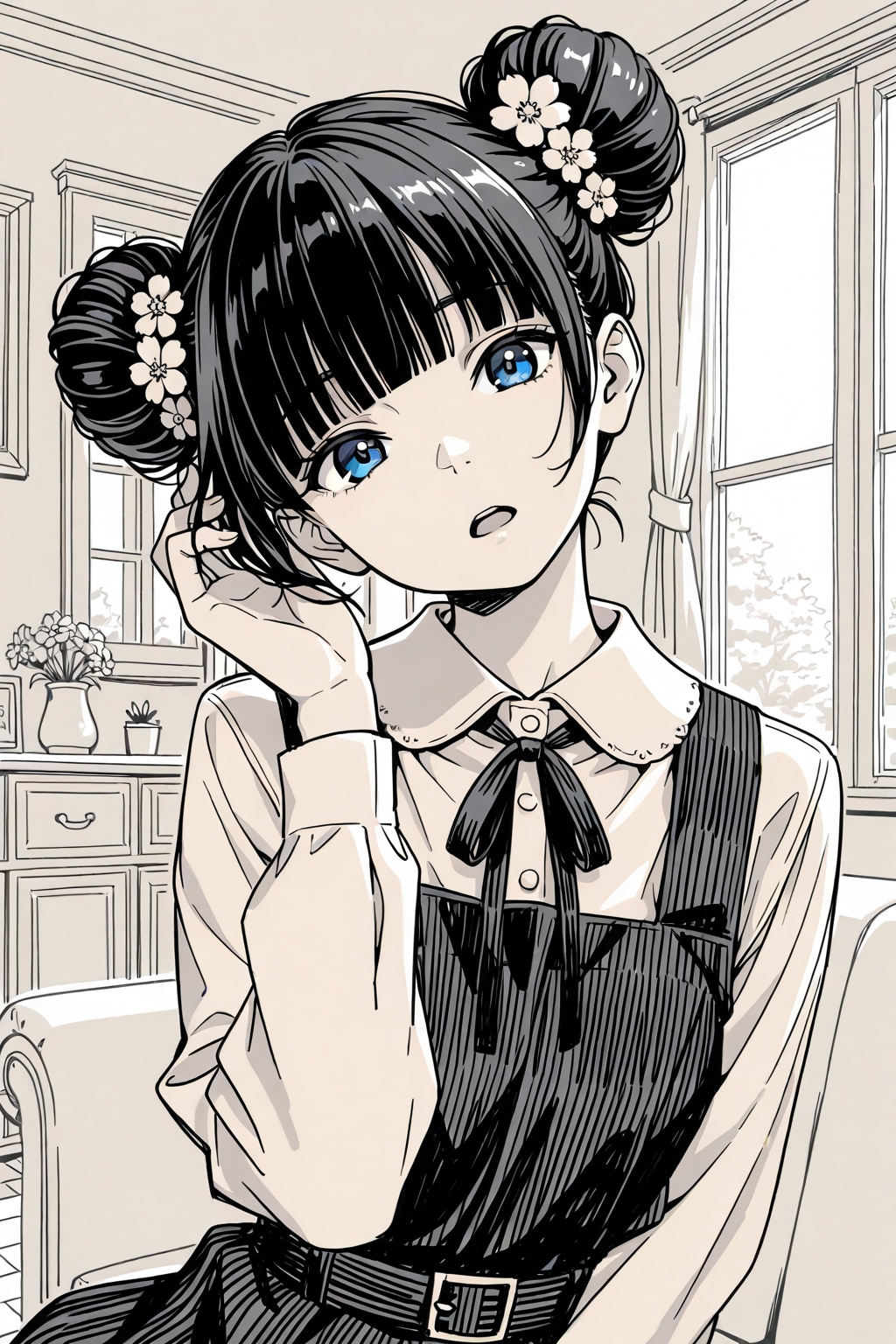 かおるのおだんごちゃんスケッチ５ | の人気AIイラスト・グラビア