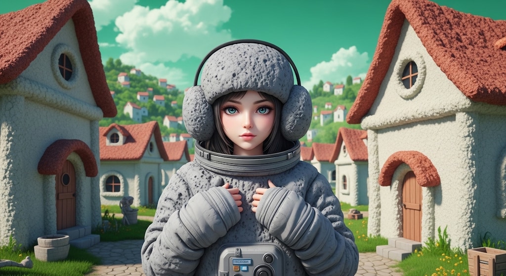 ファンタジーでSFな女の子