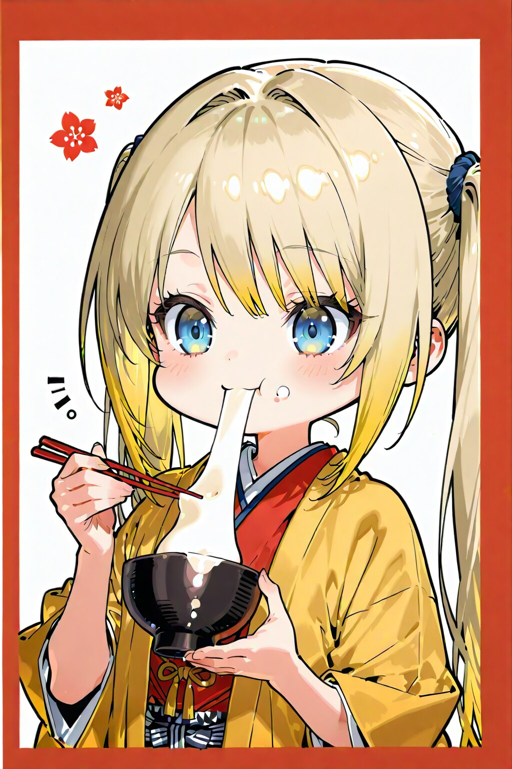 御餅消化中（3が日最終日） | の人気AIイラスト・グラビア