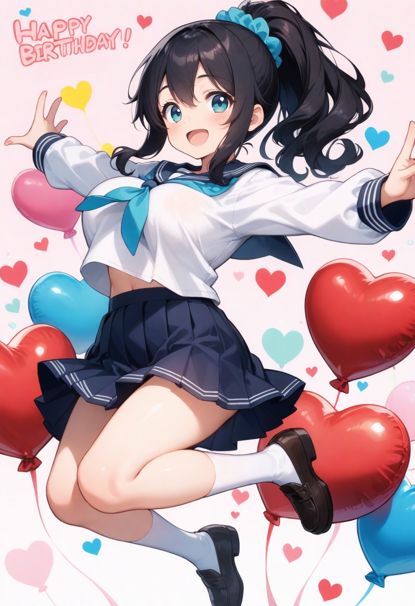 ポニテちゃんお誕生日おめでとう❗️🎉