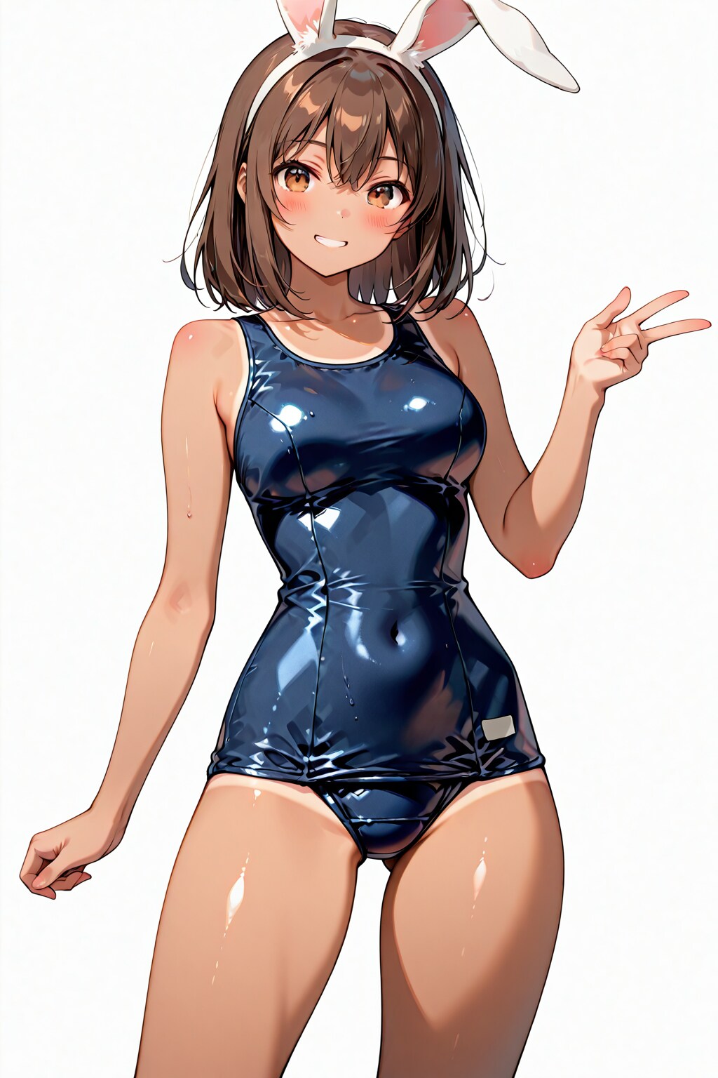 うちの子スク水バニー