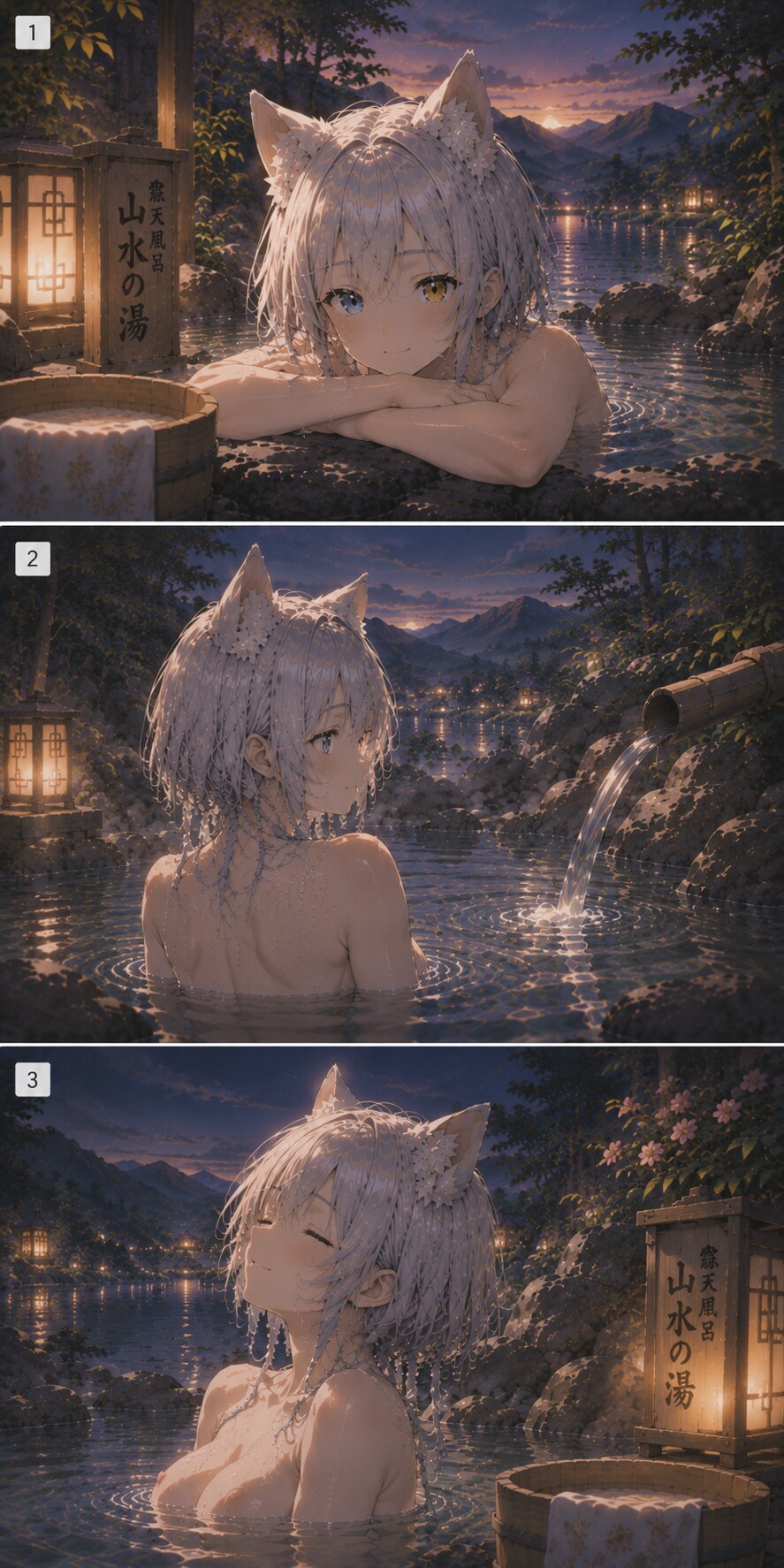 真銀（ましろ）ちゃんの銭湯シリーズ　7