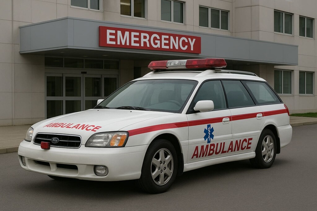 スバルレガシィツーリングワゴン救急車