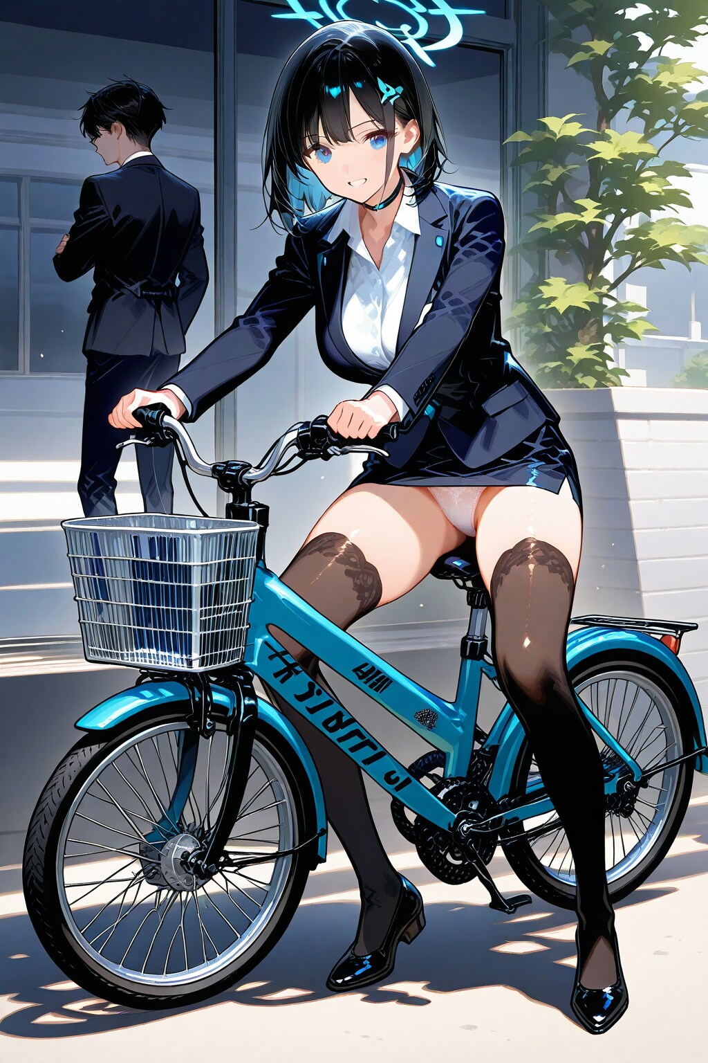 自転車に乗る 23歳OL