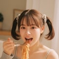 あの娘とお食事《このごろ流行りの女の子SeaArt》 12枚目