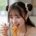 あの娘とお食事《このごろ流行りの女の子SeaArt》 4枚目