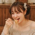あの娘とお食事《このごろ流行りの女の子SeaArt》 11枚目