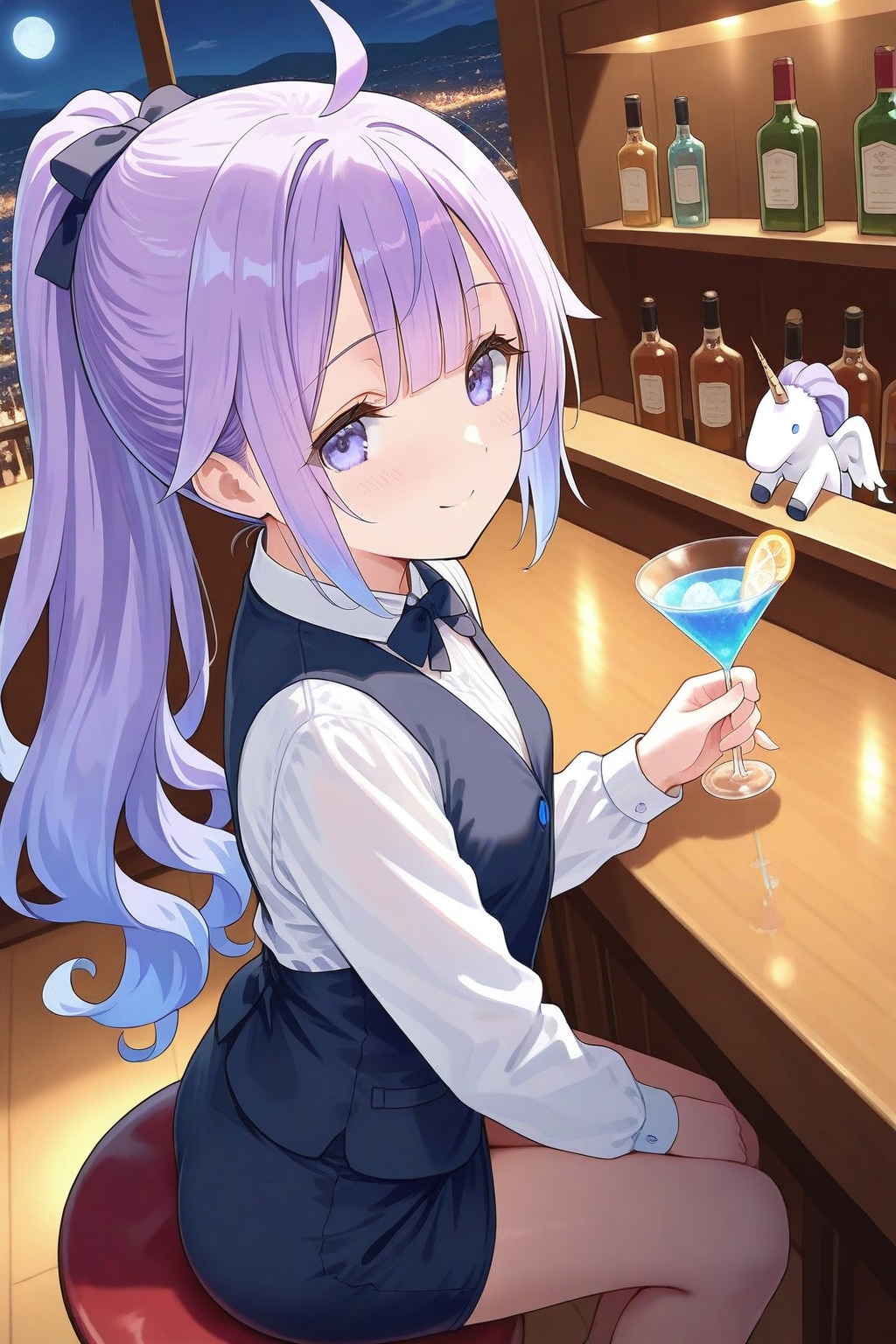 バーメイドなユニコーンちゃん♪