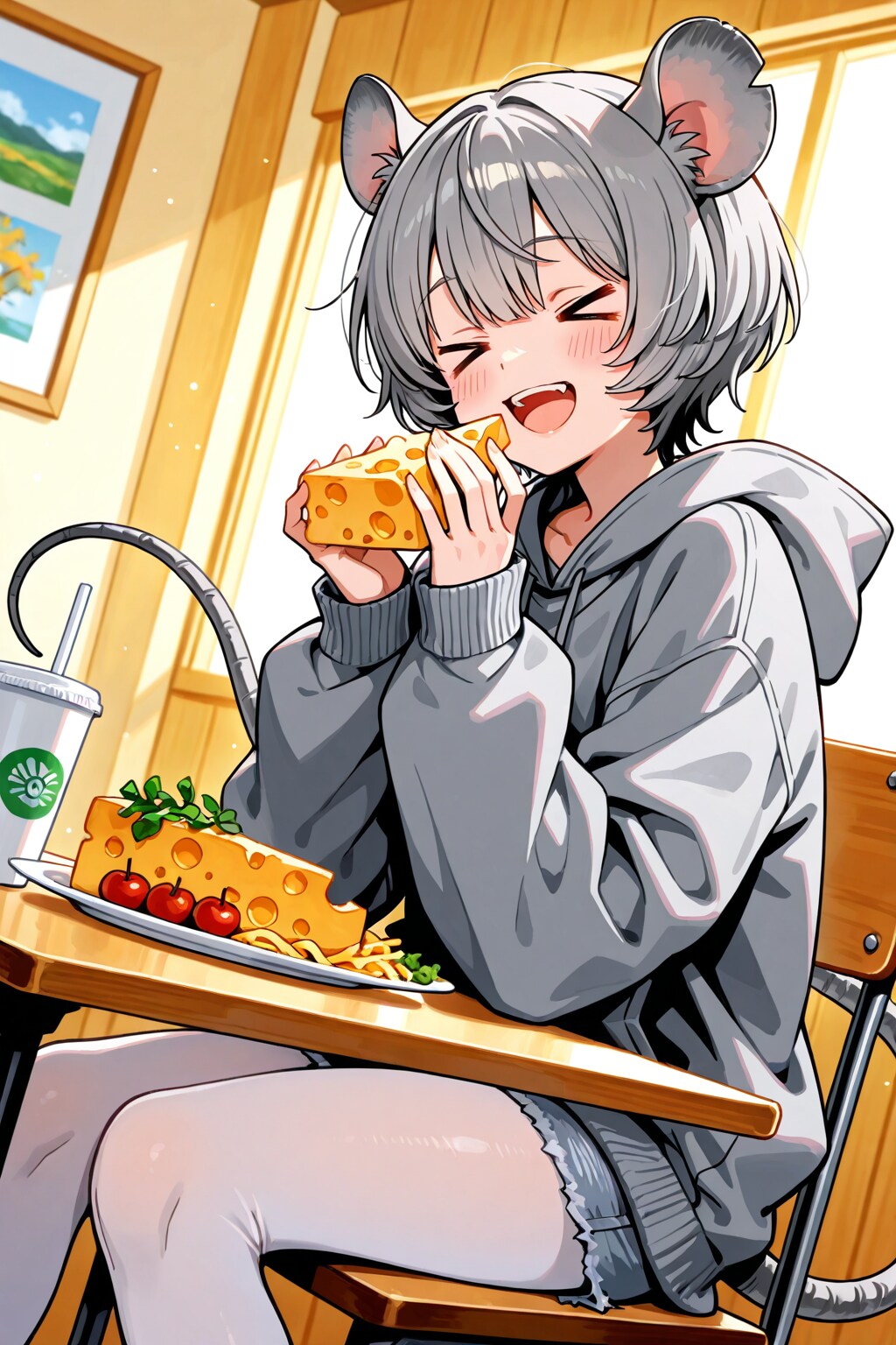 ねずみ耳娘のランチ　その２