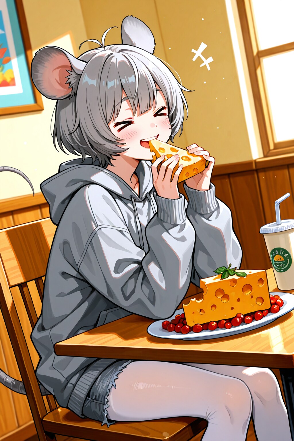 ねずみ耳娘のランチ　その２