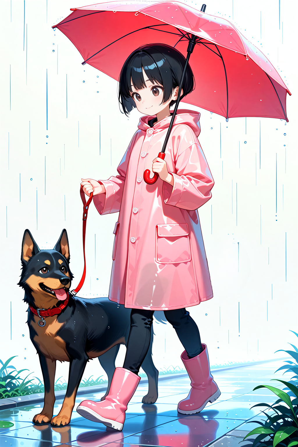雨の日の散歩