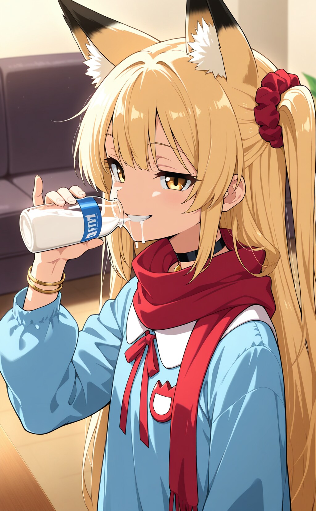 ミルク飲みミラ園児