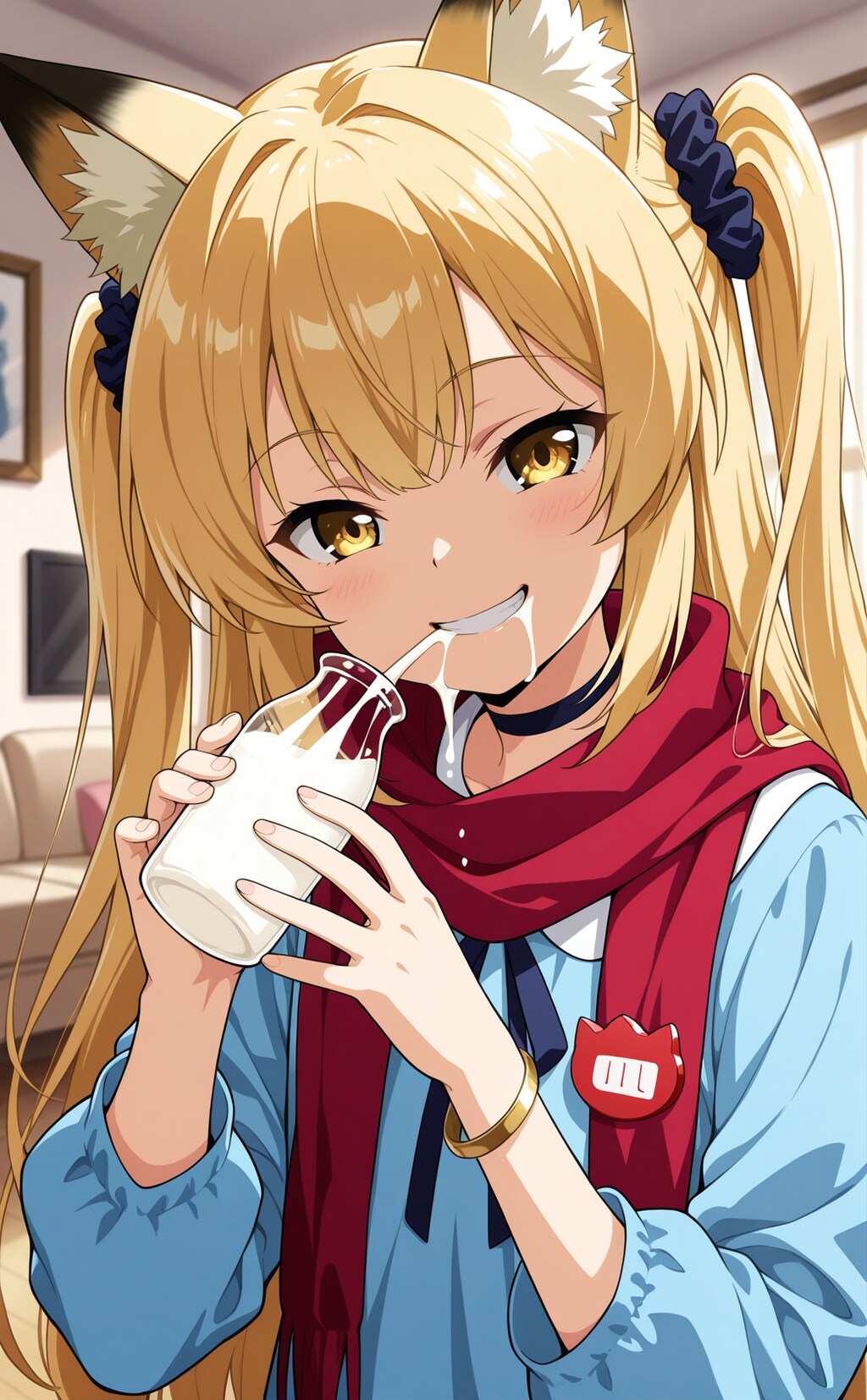 ミルク飲みミラ園児