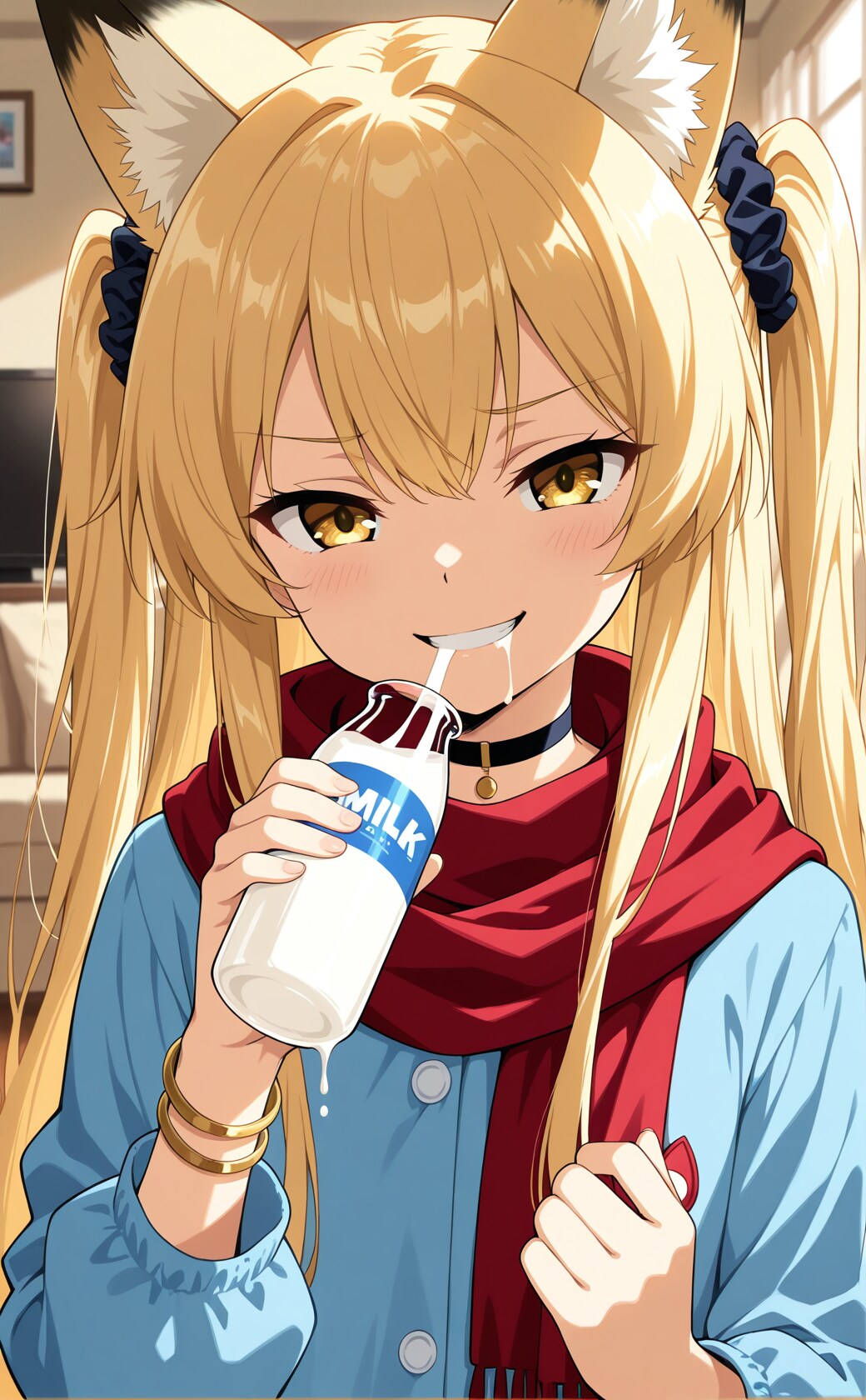 ミルク飲みミラ園児