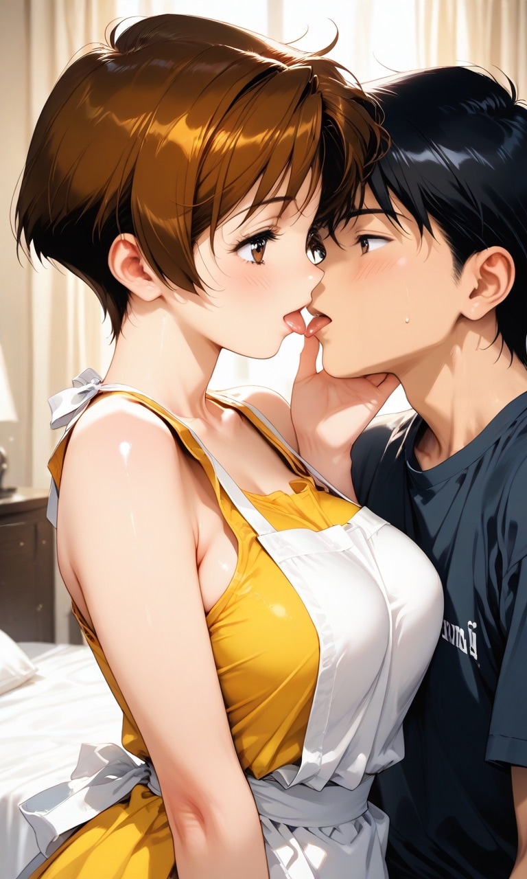 エツコさんとのキス