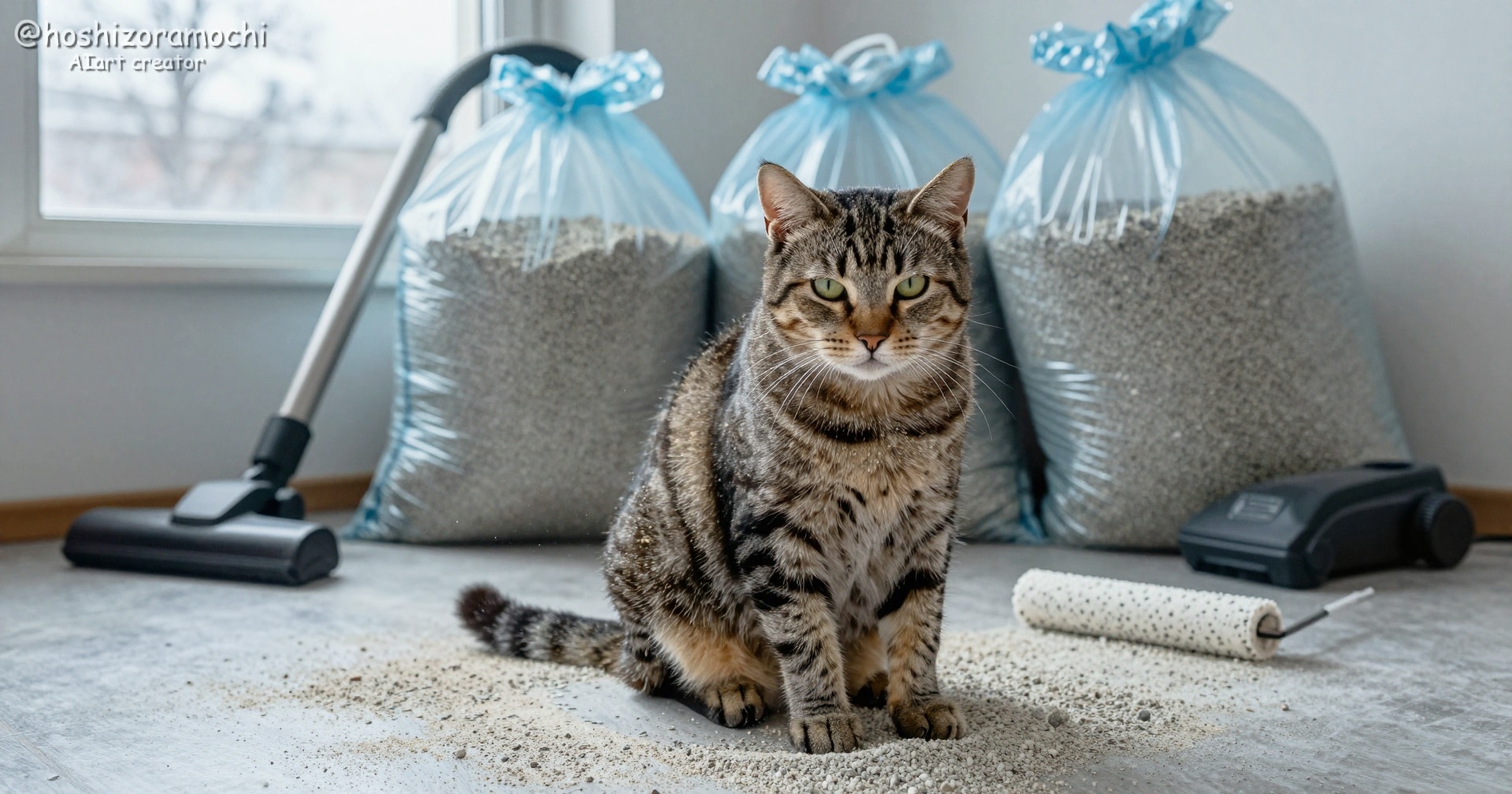 この猫ちゃん、やってくれました😾