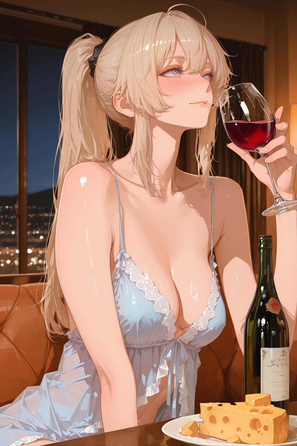 ワインとチーズ