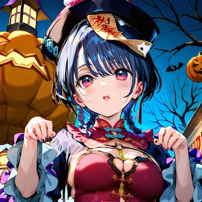 西洋祭りに中華コスプレ