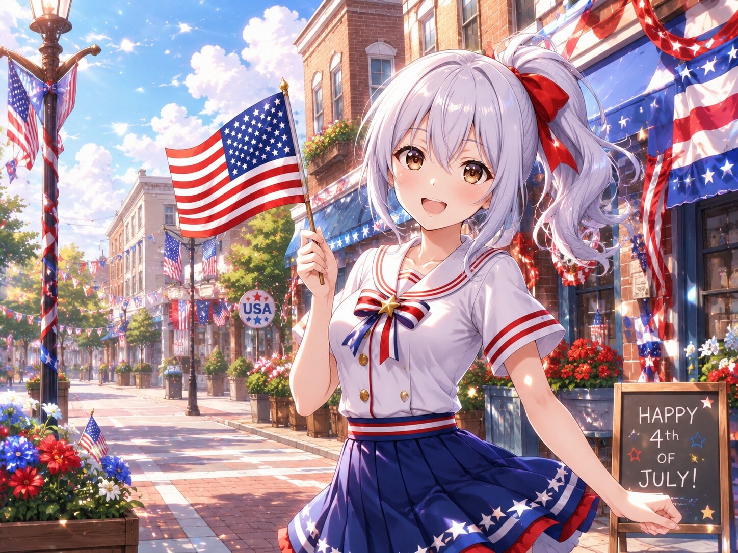 エル「7/4はアメリカの独立記念日ですっ！」の２