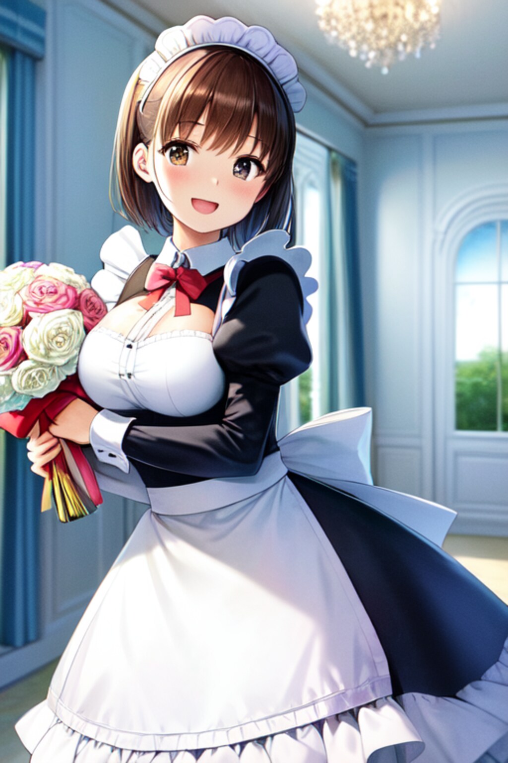 メイドさんに感謝の花束を