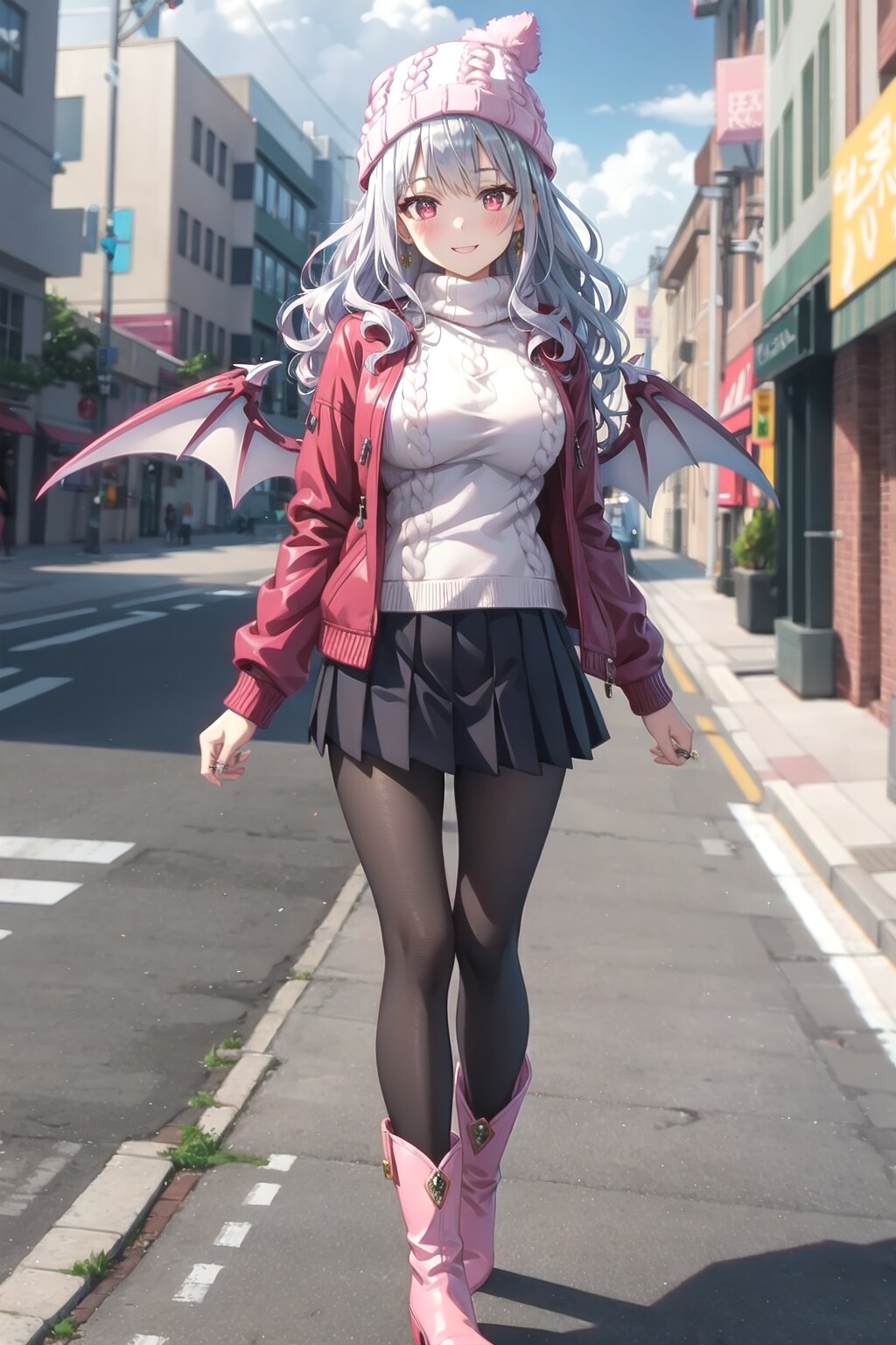 冬のお洒落なファッション