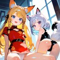 キツネっ娘♪　姉妹♡ 3（12枚） 6枚目