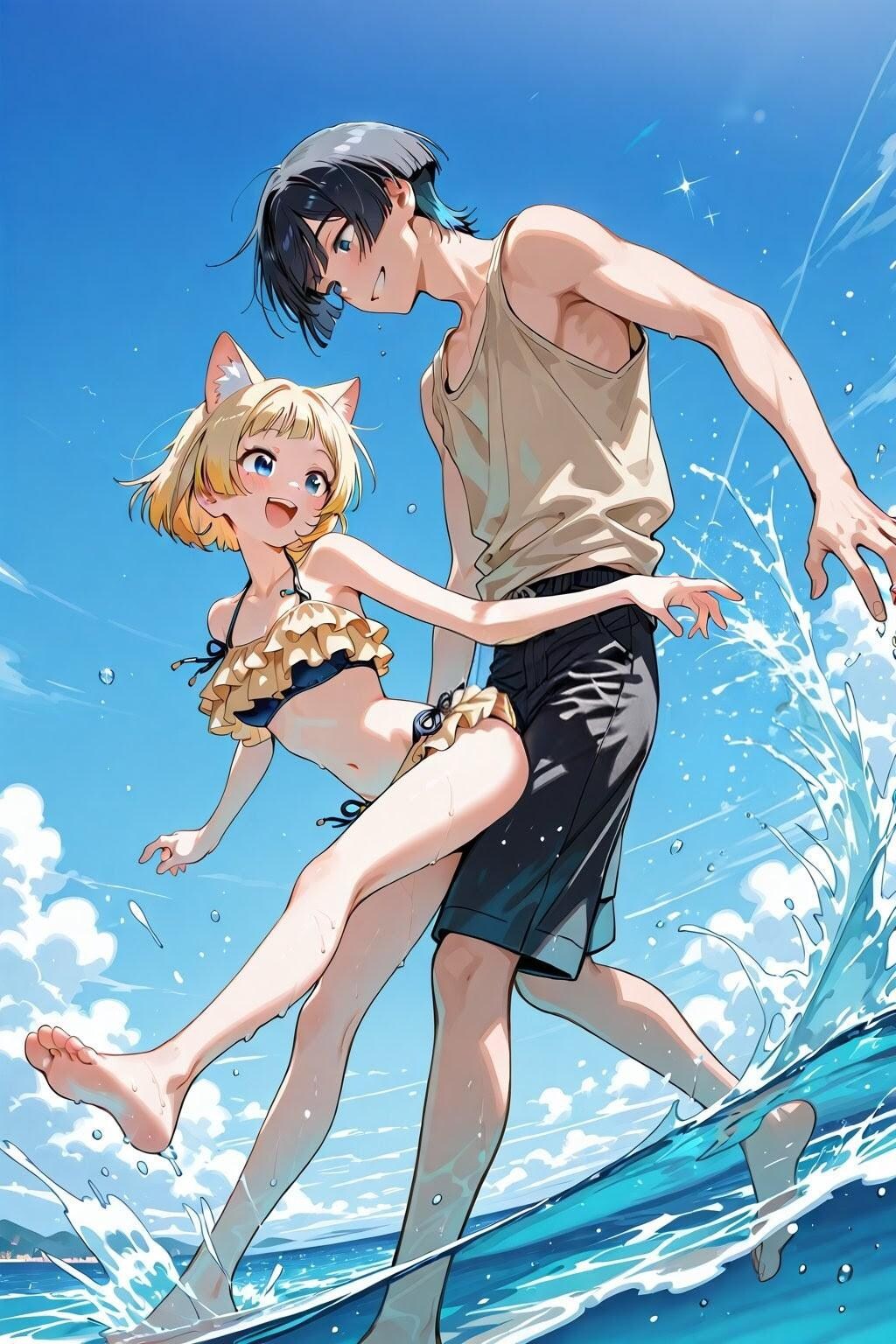 青の蜃気楼