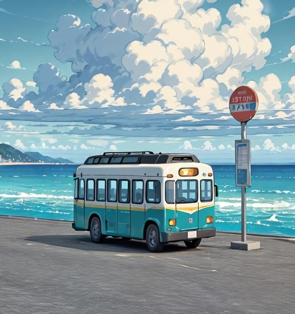 青の蜃気楼
