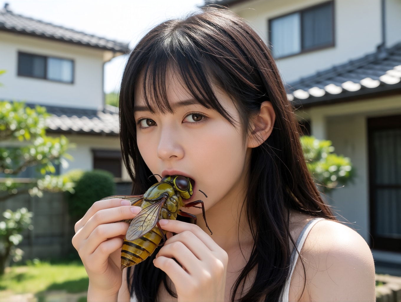 蝉が煩い