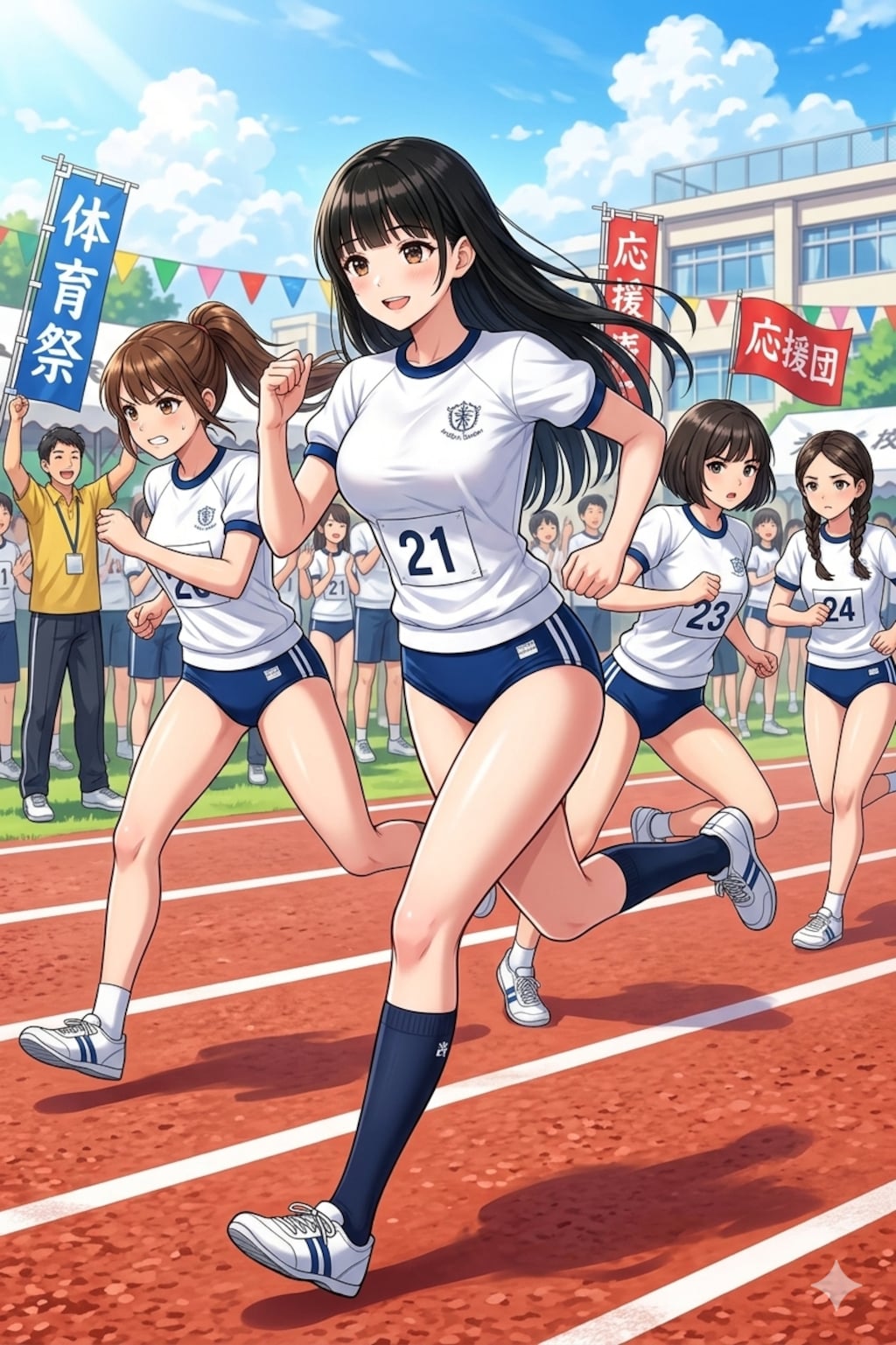 サキちゃんの徒競走