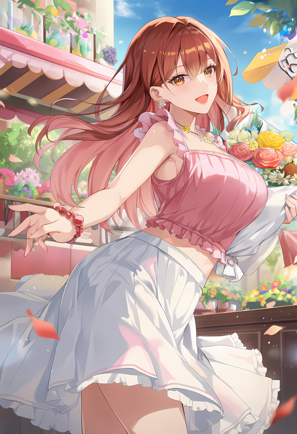 ノノカちゃんの花市場ラブデート🌹💕