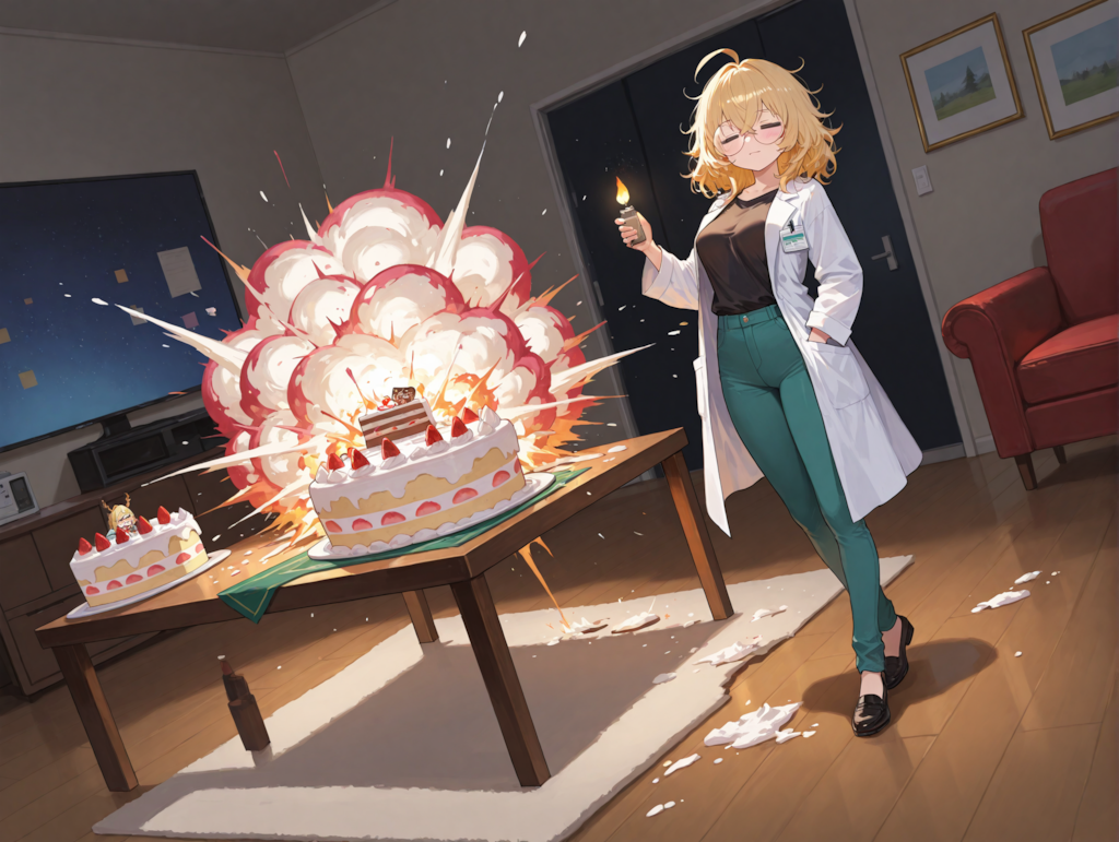 理久式クリスマス、点火