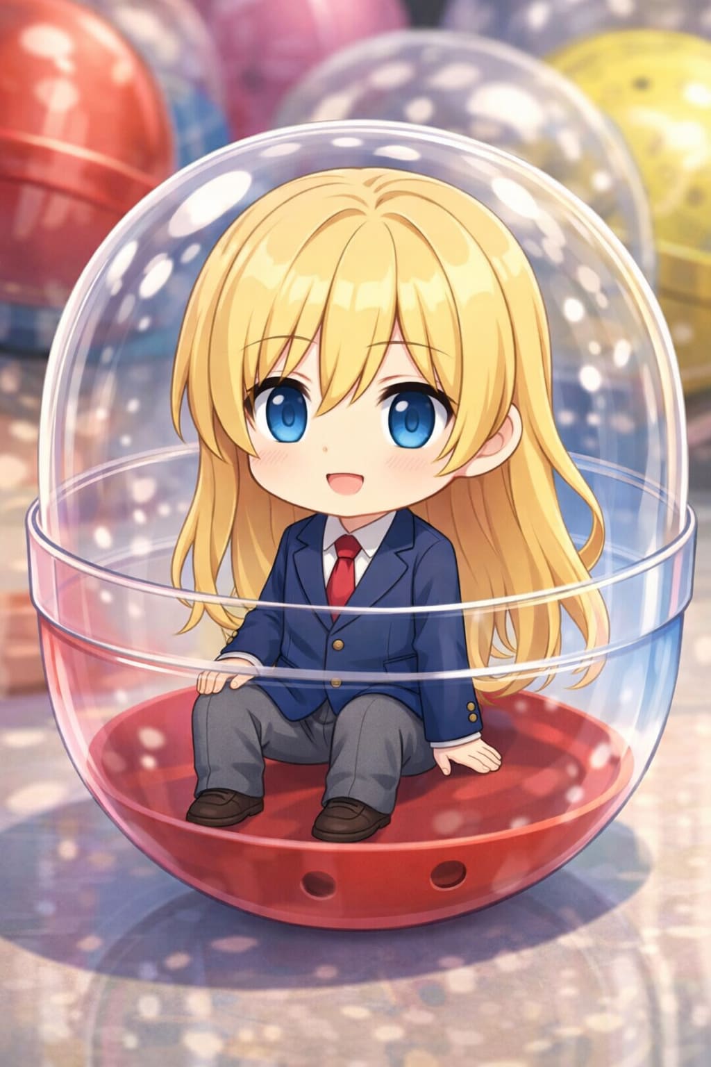なんだかへんなV4Bくんをカプセルに入れたよ