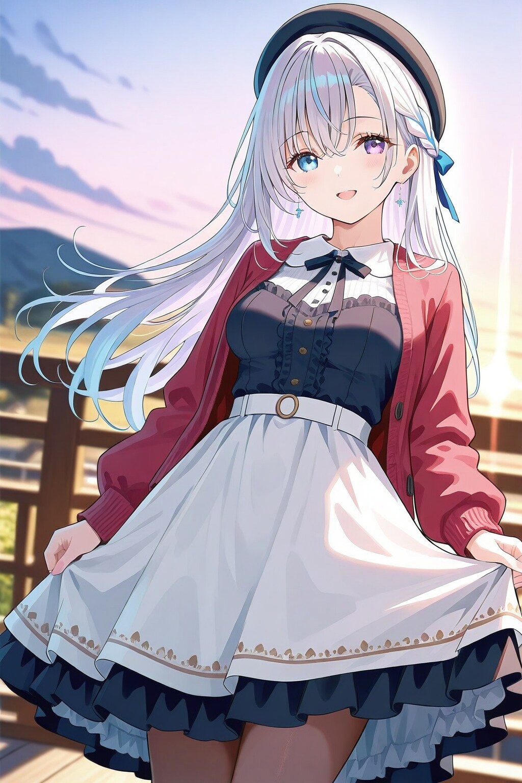 柔らかい笑顔が魅力の彼女