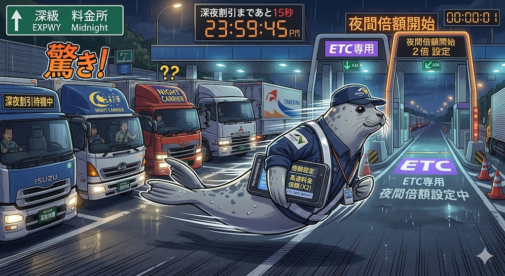 疾走アザラシによる料金所設定