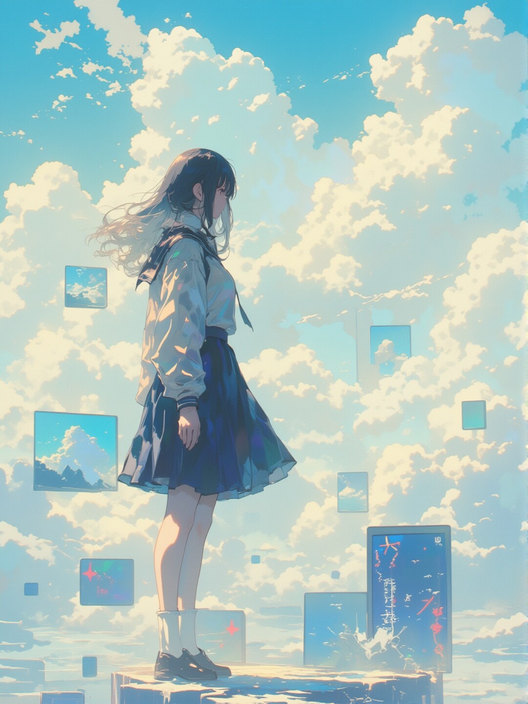 バーチャル天空 | の人気AIイラスト・グラビア