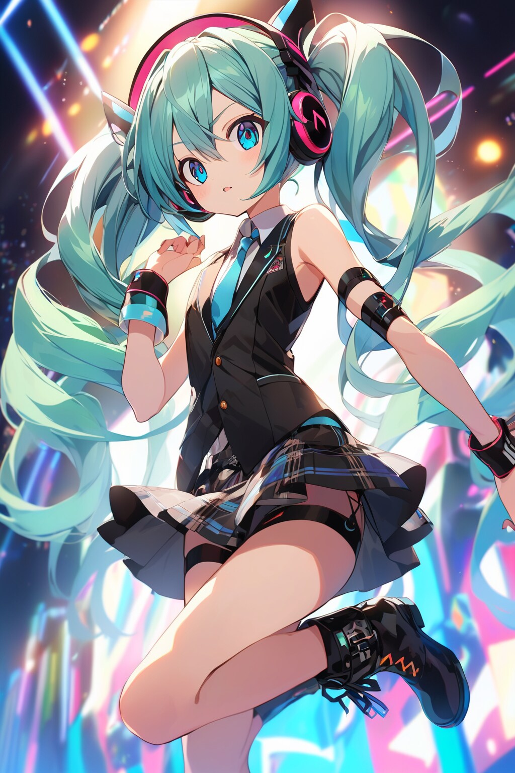 初音ミク　バーチャルライブ | の人気AIイラスト・グラビア