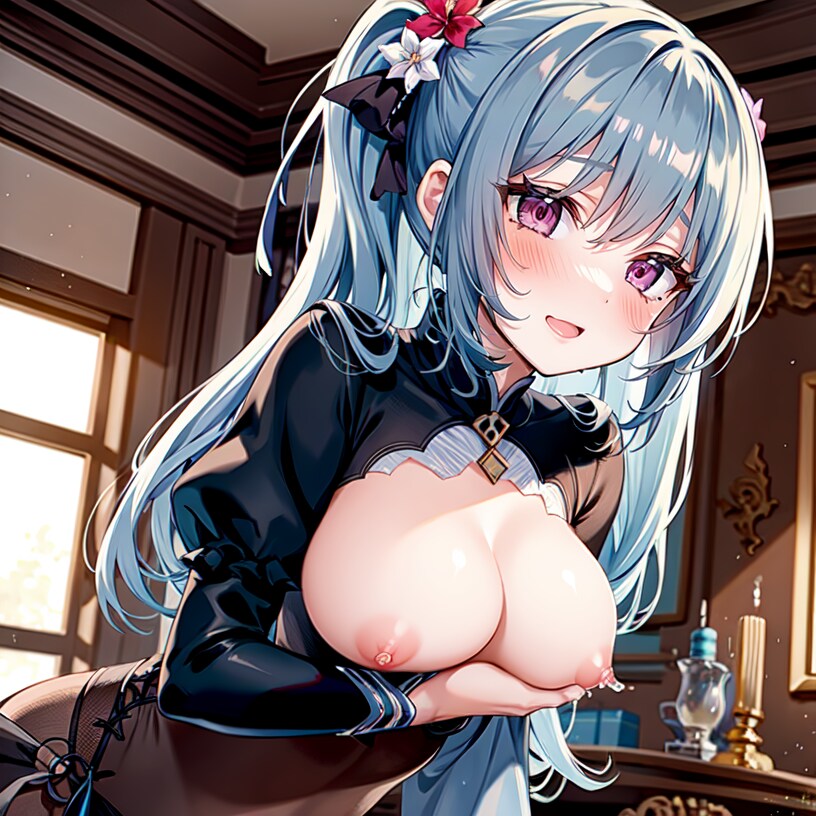AI母乳画像特集の作品 滴る母乳