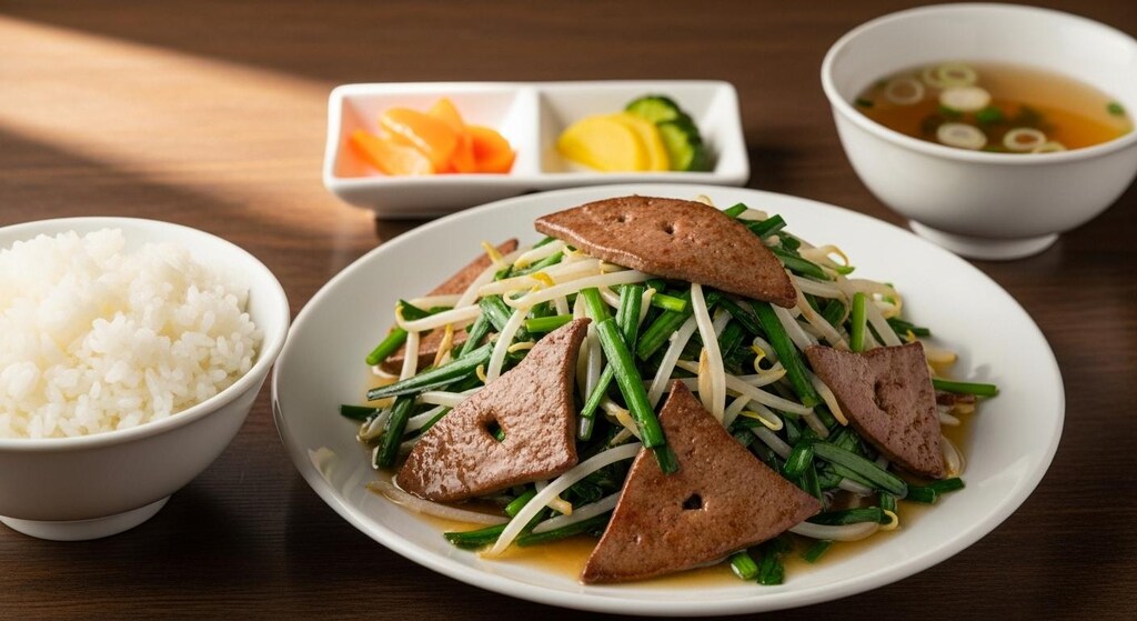 レバニラ定食チャレンジ　2