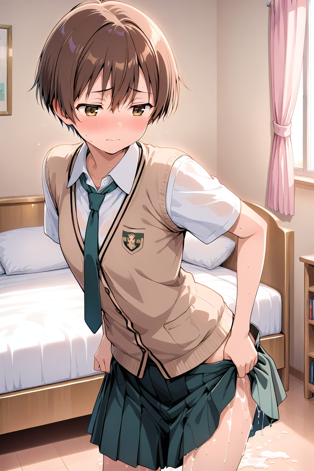 中出しされたJKちゃん