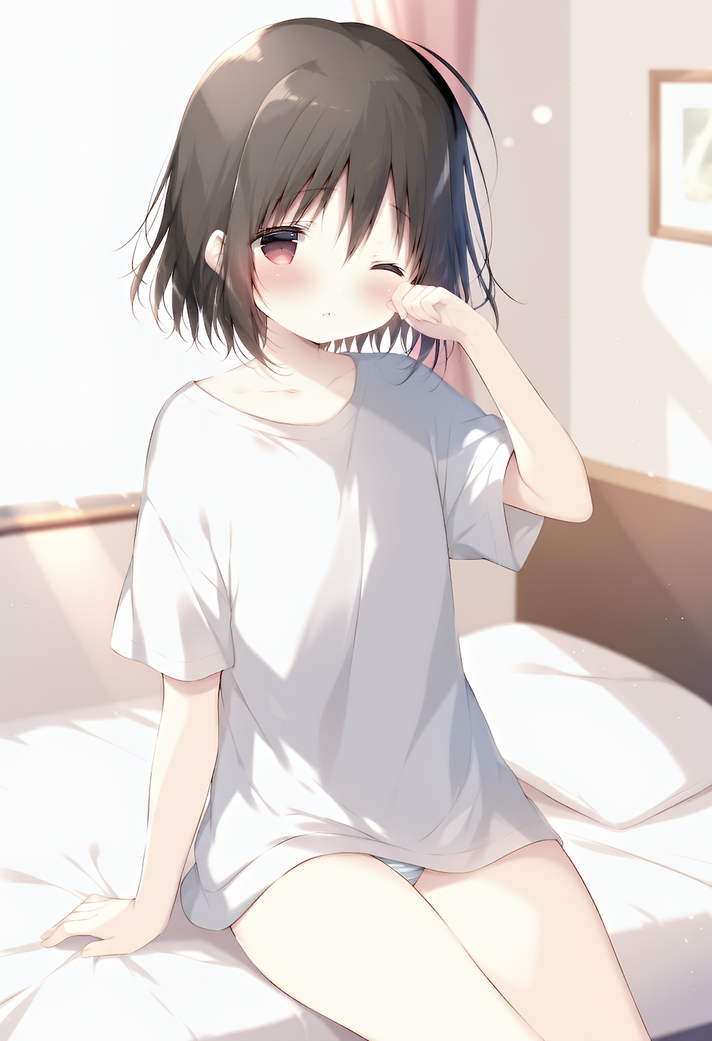 寝起き
