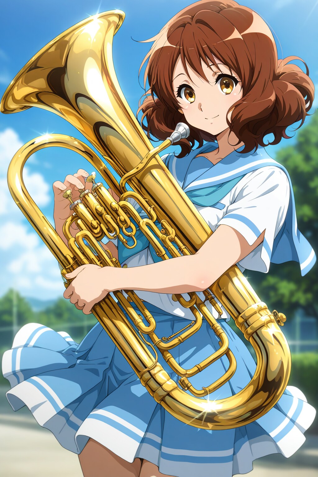 夏空とユーフォと久美子🎷❤️ | の人気AIイラスト・グラビア