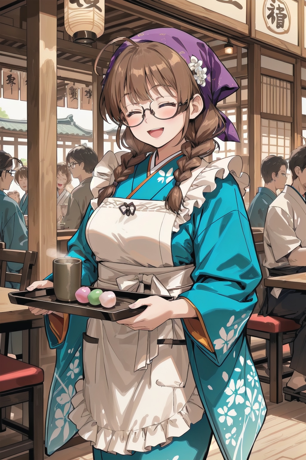 和風喫茶でもウェイトレスやってるすみかちゃん