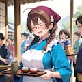 和風喫茶でもウェイトレスやってるすみかちゃん 3枚目